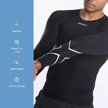 Amazon.com: 2XU Men's Compression Long Sleeve Top - Enhance